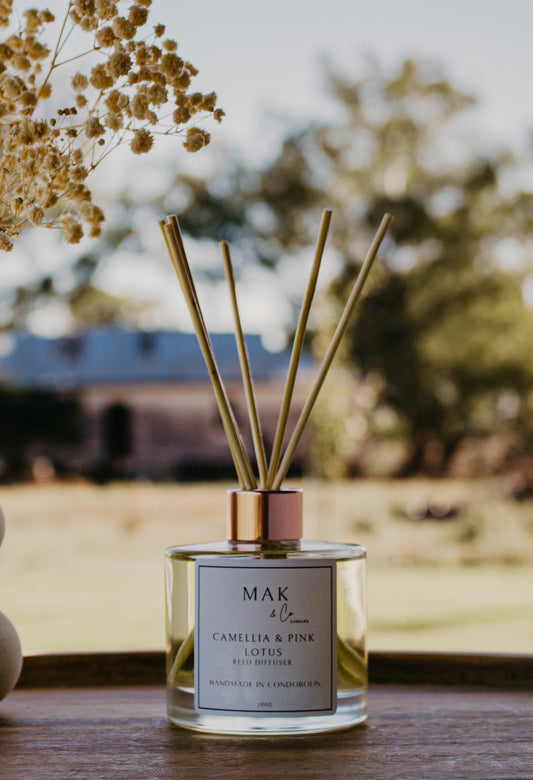 Camellia & Pink Lotus